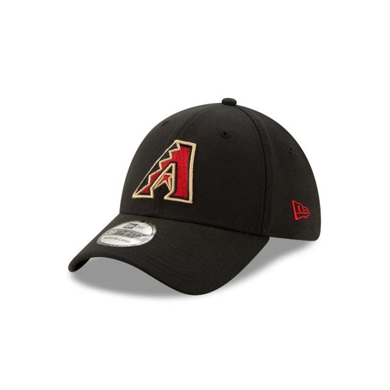 MLB Arizona Diamondbacks Team Classic 39Thirty Stretch Fit (QSU4380) - Black New Era Caps